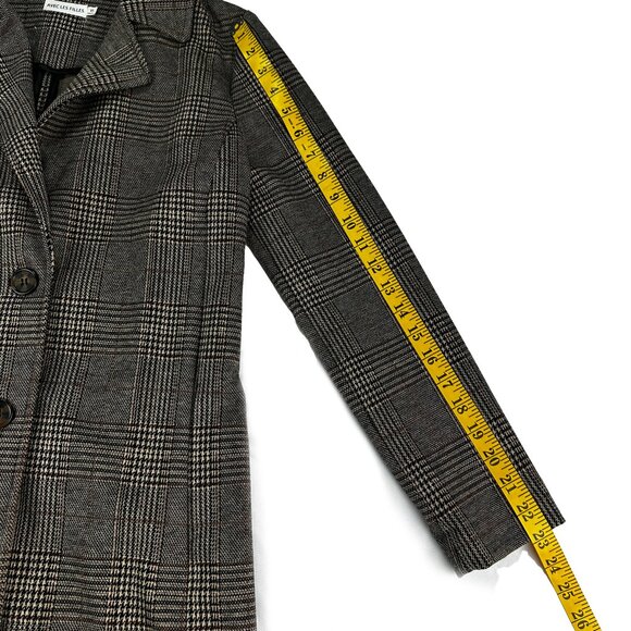 Avec Les Filles Plaid Coat Size XS - Picture 8 of 8